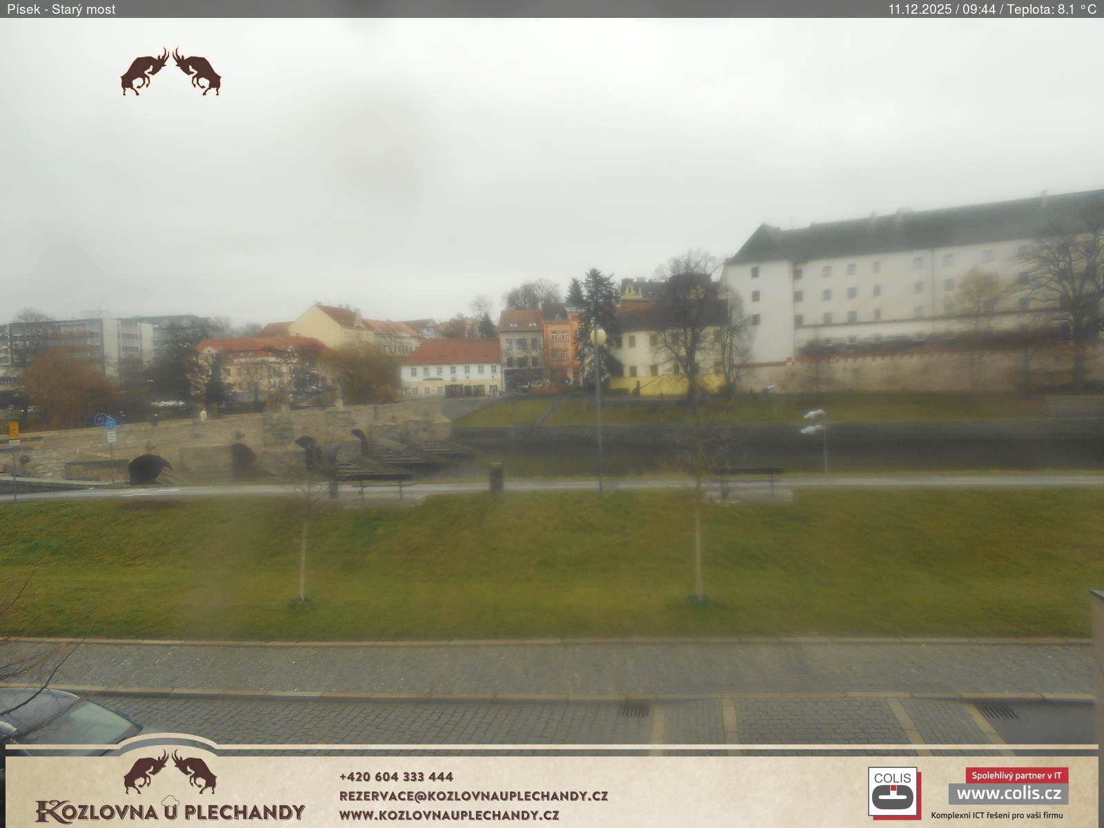 Starý most v Písku z Kozlovny